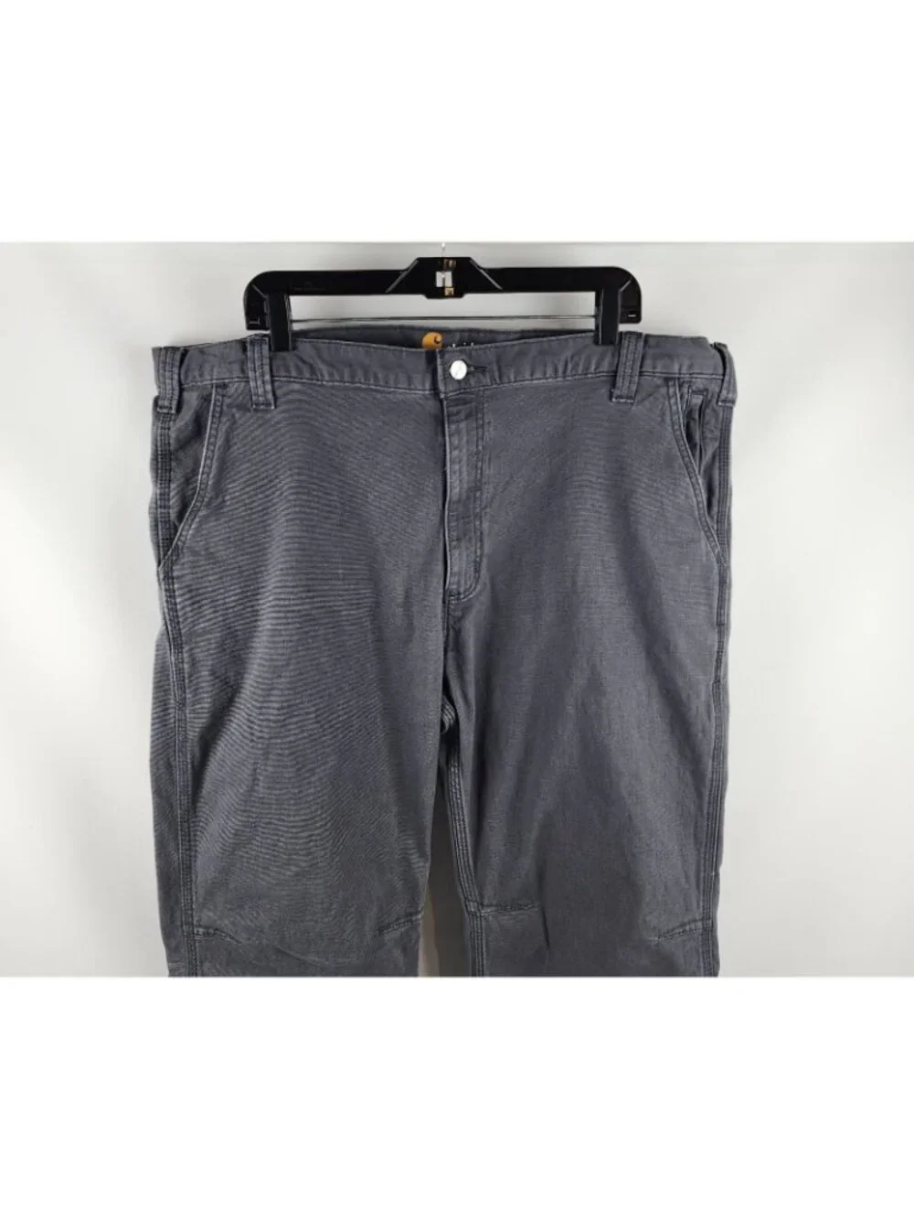 Carhartt Jeans Mens Irregular 42x30 Gray Workwear Straight Leg Casual Denim Pant